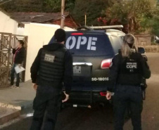 PCPR deflagra operação em combate à violência contra mulher e ao tráfico de drogas em Londrina  -  Foto: Polícia Civil/SESP