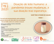 No próximo dia 19 de maio, Dia Mundial de Doação de Leite Humano, o Banco de Leite Humano do Hospital Universitário (HU/UEL) promove a campanha internacional “Doação de leite humano: a pandemia trouxe mudanças, a sua doação traz esperança”.  -  Foto: UEL