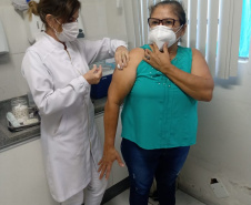 Vacinação de professores.Farol..Foto:SEED