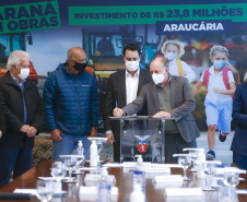 O Governo do Estado vai investir R$ 11,8 milhões na pavimentação de duas importantes ruas de Araucária, na Região Metropolitana de Curitiba