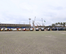 Forças de Segurança retomam ações conjuntas nos portos do Paraná  -  Paranaguá, 18/06/2021  -  Foto: Cláudio Neves/Portos do Paraná