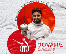 JOVANE GUISSONE - Rumo a Tóquio: divulgados os primeiros nomes da Categoria Olimpo do Geração Olímpica.- Jovane Silva Guissone Esteio ? esgrima em cadeira de rodas  -  Curitiba, 22/06/2021  -  Foto: Thiago Chas/Paraná Esporte