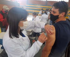 Paraná já aplicou mais de 6 milhões de vacinas contra Covid-19. Foto:SESA