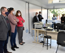 A parceria entre o Departamento Penitenciário do Paraná (Depen) e a Polícia Civil do Paraná, por meio do Instituto de Identificação (IIPR), está com um projeto pioneiro na cidade de Toledo, que permitirá o acesso à carteira de identidade aos presos que não possuem o documento.  -  Curitiba, 16/07/2021  -  foto: PCPR