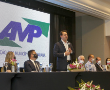 24.08.2021 - Governador Carlos Massa Ratinho Junior , participa de encontro com as Prefeitas do Paraná
Foto Gilson Abreu/AEN