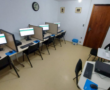 Jovens internados nas Unidades Socioeducativas da Secretaria de Justiça ganham 28 laboratórios de informática  -  Curitiba, 27/08/2021  -  Foto: SEJUF