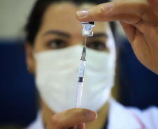 Paraná passa a marca de 11 milhões de vacinas contra a Covid-19 aplicadas . Foto: José Fernando Ogura/AEN
