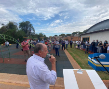 Secretário Ortega inaugura mais duas Unidades de Meu Campinho em Arapongas - Terninho  -  Arapongas, 10/09/2021  -  Foto: SEDU