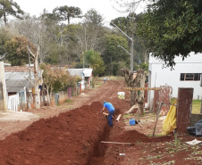 Sanepar amplia sistema de esgoto em Santo Antônio do Sudoeste  -  Foto: Sanepar