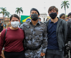 A Polícia Militar do Paraná formou, nesta sexta-feira (24/09), 30 militares estaduais do Paraná, três do Amapá e uma policial do Ceará com o XV Curso de Controle de Distúrbios Civis (CCDC) turma 2021. -  Curitiba, 24/09/2021  -  Foto: Soldado Ismael Ponchio