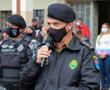 Curitiba, 24 de setembro de 2021. BPCHOQUE forma a 1ª Turma do CCDC-2021. Foto: Cel QOPM Wagner Lucio dos Santos, Comandante do Comando de Policiamento Especializado. 