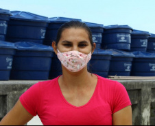 Sanepar distribui 160 caixas d´água para famílias na região de Guaraqueçaba. Foto: Sanepar