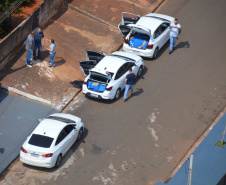 Os esforços da Polícia Militar e da Polícia Federal para reprimir o crime organizado no Norte do Paraná resultaram na apreensão de mais de uma tonelada de maconha na quarta-feira (29/09), em Bela Vista do Paraíso (PR).  - 30/09/2021  -  Foto: PMPR