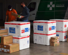 583,6 mil vacinas contra a Covid-19 são distribuídas nesta quarta. Foto: Américo Antonio/SESA