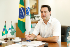 Governador do Paraná Carlos Massa Ratinho Junior