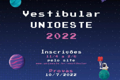 Vestibular Unioeste 2022 abre inscrições, provas serão dia 10 de julho 