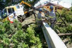 Copel intensifica força-tarefa para atender pior evento climático da sua história em Maringá