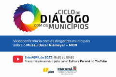 Ciclo de Diálogo desta terça apresenta MON aos gestores municipais