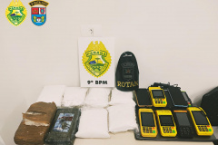 PM estoura depósito de cocaína em Paranaguá e causa R$ 160 mil de prejuízo ao crime organizado