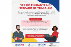   Em parceria com a ONU, Paraná realiza o primeiro Mutirão de Empregos para Migrantes