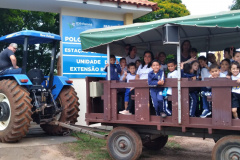 Polo de Pesquisa e Inovação do IDR-Paraná, em Paranavaí, recebe visitas de estudantes -