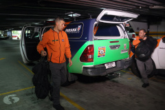 Equipe da Defesa Cvil do Paraná embarca para Sao Paulo para auxiliar na documentação dos municípios atingidos pelas chuvas durante o Carnaval. A equipe é composta pelo Major Daniel Lorenzetto, capitão Anderson Gomes das Neves e o cabo Silvio de Araujo Correa.