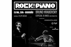 Rock ao Piano: unindo o rock ao erudito, concerto comemora 10 anos de estrada, no Guairão