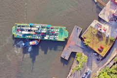 Transição para novo contrato e gratuidade foi tranquila no ferry boat de Guaratuba