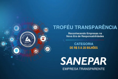 Sanepar conquista Troféu Transparência pela sexta vez consecutiva