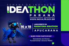 Ideathon Paraná terá mudança de datas; Apucarana sediará largada da maratona de 16 a 18 de outubro