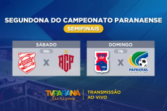 Rodada decisiva: TV Paraná Turismo transmite jogos que definem times que sobem para a 1ª Divisão do Campeonato Paranaense