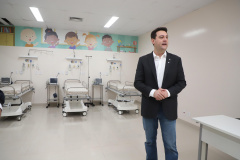 O governador Carlos Massa Ratinho Junior inaugurou nesta segunda-feira (16) o Hospital da Criança Irmã Maria Calista, de Maringá, no Noroeste do Estado.