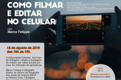 Quem estiver inscrito irá aprender configurações básicas, técnicas de filmagem, edição e postagem de vídeos nas redes sociais por meio da utilização de aplicativos.  
Curitiba-06/08/2019     Foto: Divulgação/MIS/PR