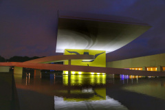 Museu Oscar Niemeyer oferece atividades gratuitas no domingo. Foto: José Fernando Ogura/AEN