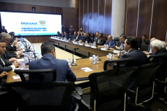 Governador Carlos Massa Ratinho Junior em reunião com o secretariado. Curitiba,24/09/2019 Foto:Jaelson Lucas / AEN