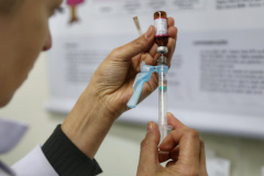 Municípios devem intensificar vacinação contra sarampo e poliomielite. Foto: José Fernando Ogura/AEN