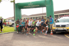 Dezenas de atletas participam do Desafio 10 Km do 17º Batalhão de Polícia Militar. Foto:Soldado Ismael Ponchio