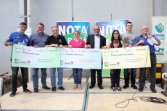 Prêmios do Nota Paraná são entregues em mutirão de serviços. Foto: Ari Dias/AEN