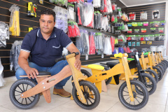Empresário Marcos Laurito, fundador da Balance Factory Bike.
Foto: Tecpar