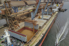 Porto de Paranaguá tem exportação recorde de grãos. Foto: José Fernando Ogura/AEN