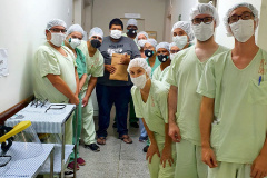    Profissionais de saúde salvam vidas na linha de frente.   Foto: Fátima Hirth Ruiz/Arquivo pessoal