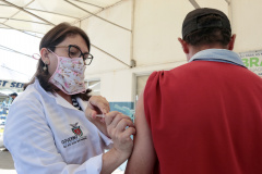 Segunda fase da vacinação contra a gripe segue até sexta-feira. Foto: Claudio Neves/Portos do Paraná