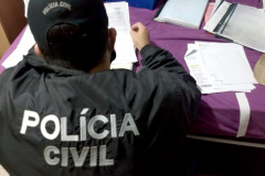 Operação da Polícia Civil apura fraude em licitação. Foto:PCPR