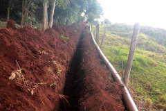 Seguem em ritmo acelerado as obras de interligação do novo poço em Pranchita, no Sudoeste do Estado.. Foto:Sanepar