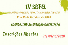 Seminário brasileiro de políticas públicas do esporte acontecerá em outubro. Imagem: Paraná Esporte