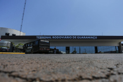 Guaraniaçu - 23-10-2020 -  Reforma da rodoviári da cidade de Guaraniaçu- Foto : Jonathan Campos / AEN
