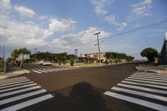 Missal - 21-10-2020 - Pavimentação asfaltica no distrito de Dom Armando em Missal- Foto : Jonathan Campos / AEN