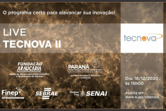 Araucária promove LIVE sobre o TECNOVA II na próxima sexta-feira (18)
. Imagem: Fundação Araucária