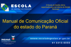 A Escola de Gestão está ofertando o curso "Manual de Comunicação Oficial do estado do Paraná".  -  Foto: Divulgação Escola de Gestão