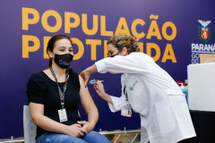 Paraná já vacinou 88,25% dos profissionais de saúde com a 1ª dose
.Foto: Rodrigo Felix Leal/AEN